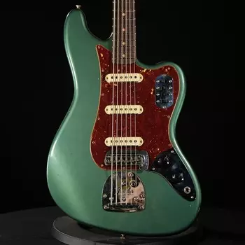 Басс гитара Fender Custom Shop Bass VI Journeyman Relic - Aged Sherwood Metallic