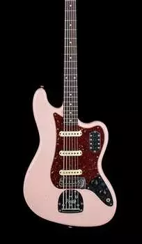 Басс гитара Fender Custom Shop Bass VI Journeyman Relic - Shell Pink #69131