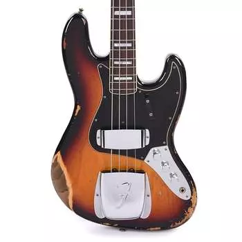 Басс гитара Fender Custom Shop Limited Edition Custom Jazz Bass Heavy Relic Faded Aged 3-Color Sunburst