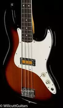 Басс гитара Fender Gold Foil Jazz Bass Ebony Fingerboard 2-Color Sunburst