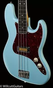 Басс гитара Fender Gold Foil Jazz Bass Sonic Blue