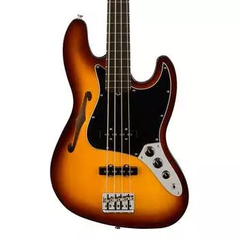 Басс гитара Fender Limited Edition Suona Jazz Bass Thinline - Ebony Fingerboard - Violin Burst