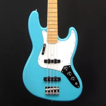 Басс гитара Fender Made in Japan Limited International Color Jazz Bass, Maple Fingerboard, Maui Blue