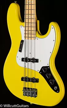 Басс гитара Fender Made in Japan Limited International Color Jazz Bass Maple Fingerboard Monaco Yellow