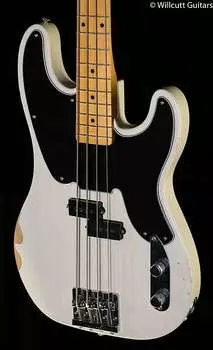 Басс гитара Fender Mike Dirnt Road Worn Precision Bass White Blonde Bass Guitar-MX21545862-10.17 lbs