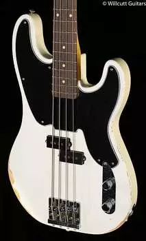 Басс гитара Fender Mike Dirnt Road Worn Precision Bass White Blonde Bass Guitar-MX21539346-10.87 lbs