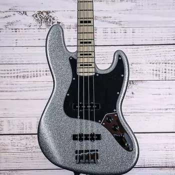 Басс гитара Fender Mikey Way Signature Jazz Bass | Silver Sparkle