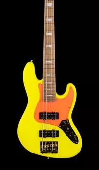 Басс гитара Fender MonoNeon Jazz Bass V - Neon Yellow #88113
