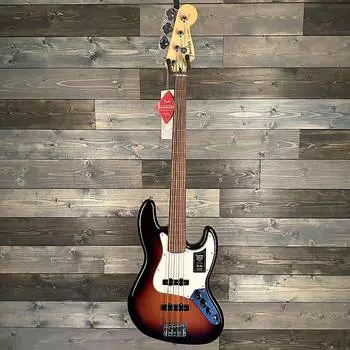 Басс гитара Fender Player Jazz Bass Fretless, Pau Ferro FB, 3-Color Sunburst