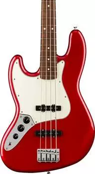 Басс гитара Fender Player Jazz Bass LH Left-Handed Bass, Pau Ferro FB, Candy Apple Red
