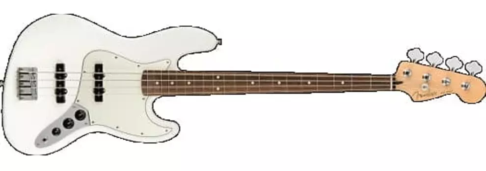 Басс гитара Fender Player Jazz Bass, Pau Ferro Fingerboard, Polar White