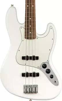 Басс гитара Fender Player Jazz Bass Pau Ferro FB, Polar White