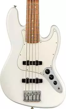 Басс гитара Fender Player Jazz Bass V Pau Ferro FB, Polar White