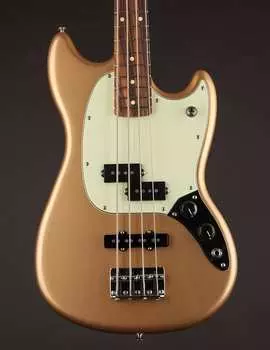 Басс гитара Fender Player Mustang Bass PJ with Pau Ferro Fretboard Firemist Gold