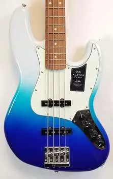 Басс гитара Fender Player Plus Jazz Bass, Active Noiseless Pickups, Pau Ferro FB, Belair Blue, W/Bag