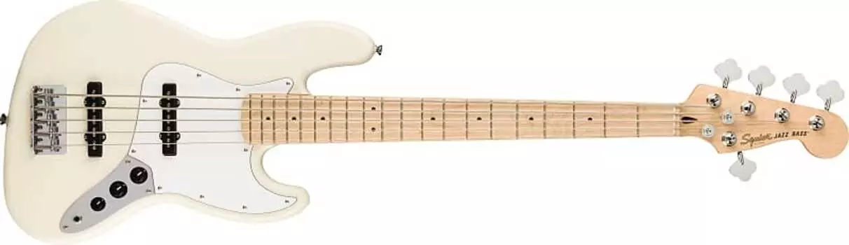 Басс гитара Fender Squier Affinity 5-String Electric Jazz Bass V, Olympic White Finish