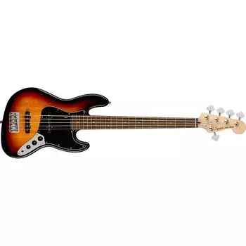 Басс гитара Fender Squier Affinity Series Jazz Bass V, 5-String, Laurel, 3-Color Sunburst