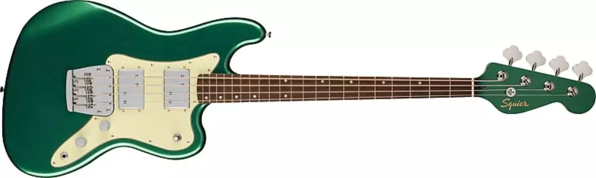 Басс гитара Fender Squier Paranormal Rascal Bass Guitar HH, Mint Pickguard, Sherwood Green