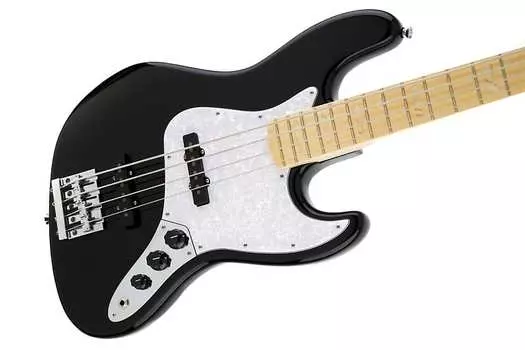 Басс гитара Fender - USA Geddy Lee Signature Jazz Bass - 4-String Bass Guitar - Maple Fingerboard - Black