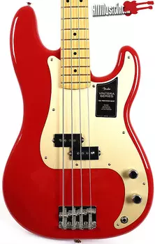 Басс гитара Fender Vintera 50s Precision P Dakota Red Electric Bass Guitar w/ Gig Bag
