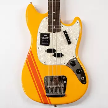 Басс гитара Fender Vintera II '70s Mustang Bass - Competition Orange with Rosewood Fingerboard