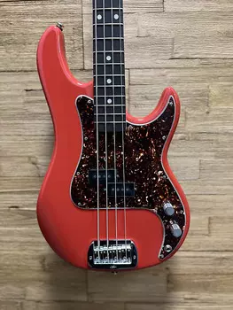Басс гитара G&L Fullerton Deluxe USA LB-100 Fullerton Red Gloss 9lbs 3oz. w/soft bag New!