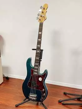 Басс гитара G&L LB100 Emerald Blue, Rosewood Neck