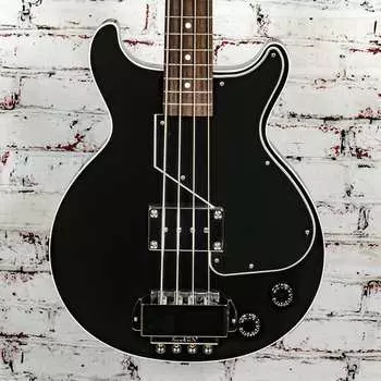 Басс гитара Gibson - Gene Simmons EB-0 - Bass Guitar - Ebony - w/ Gene Simmons EB-0 Bass Hardshell Case - xS048