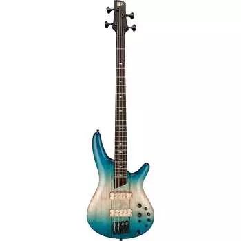 Басс гитара Ibanez 2021 SR4CMLTD Premium 4-String Bass Guitar - Caribbean Islet Low Gloss