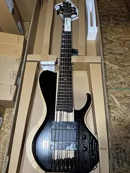 Басс гитара Ibanez 6-String Bass Workshop Bass Guitar - Weathered Black Low Gloss