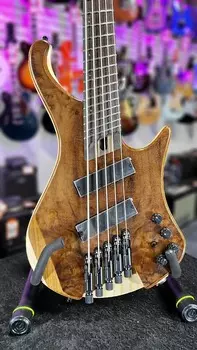 Басс гитара Ibanez Bass Workshop EHB1265MS 5-string Bass Guitar - Natural Mocha Low Gloss! 992