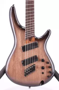Басс гитара Ibanez Bass Workshop SRC6MS 6-string Multi-Scale Bass Guitar Black Stained Burst Low Gloss