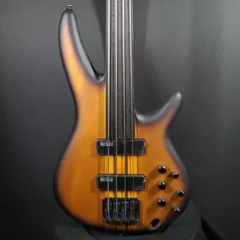 Басс гитара Ibanez Bass Workshop SRF700-BBF Brown Burst Flat Fretless 4-String Bass Guitar #539