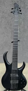 Басс гитара Ibanez BTB625EXBKF Iron Label 5-String Electric Bass Guitar, Flat Black 10lb1oz