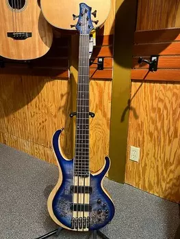 Басс гитара Ibanez BTB845-CBL Bass Workshop Standard 5-String Bass 2020- Cerulean Blue Burst Low