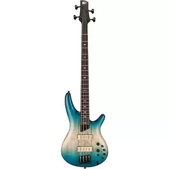 Басс гитара Ibanez Premium SR4CMLTD Bass Guitar - Caribbean Islet Low Gloss