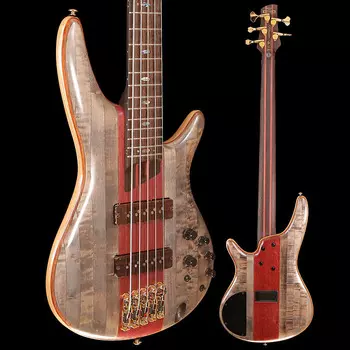 Басс гитара Ibanez Premium SR5CMDX 5-string Bass, Black Ice 9lbs 11.1oz