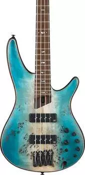 Басс гитара Ibanez SR1600B Premium 4-String Bass Guitar, Caribbean Shoreline Flat w/ Gig Bag