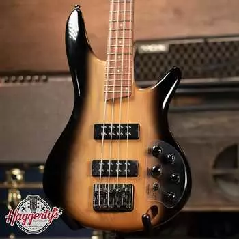 Басс гитара Ibanez SR370E 4-String Bass Guitar - Surreal Black Dual Fade Gloss