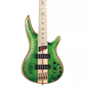 Басс гитара Ibanez SR5FMDXEGL SR Premium 5-Str Electric Bass w/Bag - Emerald Green Low Gloss
