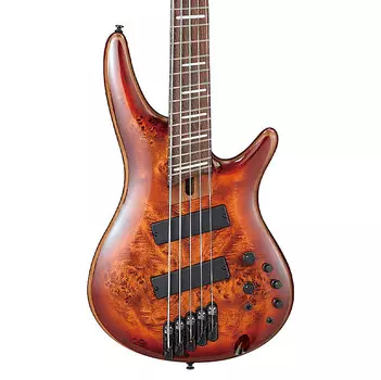 Басс гитара Ibanez SRMS805 Multi-Scale Fanned-Fret 5-String Bass 2010s - Brown Topaz Burst