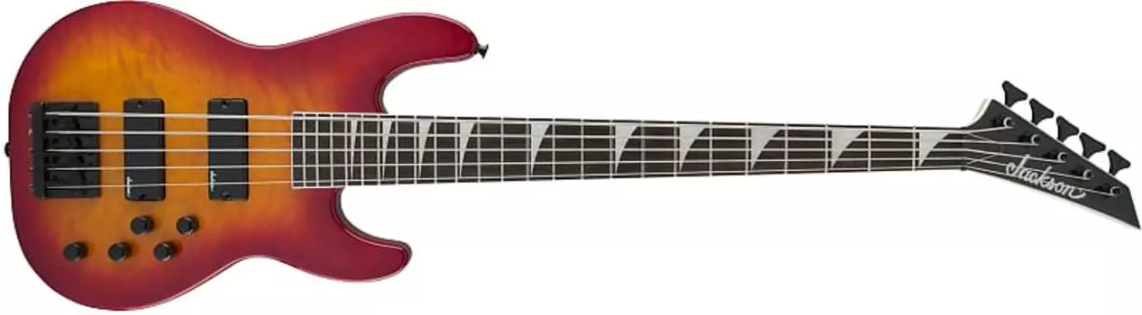 Басс гитара Jackson JS3VQ Cherry Burst, Amaranth Fingerboard 5-String Concert Bass