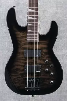 Басс гитара Jackson JS Series Concert Bass JS3Q Transparent Black Burst