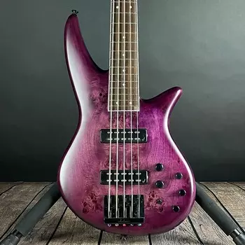 Басс гитара Jackson X Series Spectra Bass SBXP V- Transparent Purple Burst