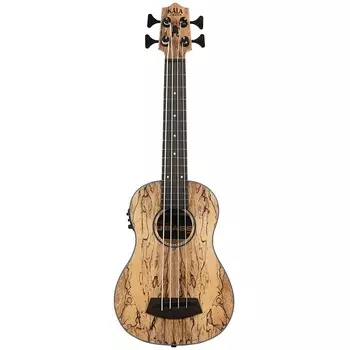 Басс гитара Kala U-BASS Spalted Mango Fretted Acoustic-Electric Bass, Rosewood Fretboard, Natural Satin