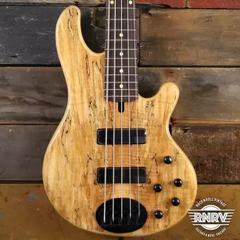 Басс гитара Lakland 55-01 Deluxe Spalted Maple Bass - Black Hardware
