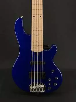 Басс гитара Lakland Skyline 55-02 Deluxe in Transparent Blue with Maple Fretboard