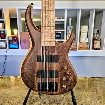 Басс гитара MTD 535-24 Walnut 10 top, Ash Neck, Birdseye Maple fingerboard