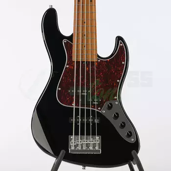 Басс гитара Sadowsky MetroExpress 21 Fret 5 String Hybrid PJ Bass - Black Finish / Maple Fingerboard - FREE NORDYMUTE