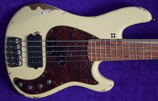 Басс гитара Sandberg Cal. VM-5, Hardcore Aged Creme / Violet Wood